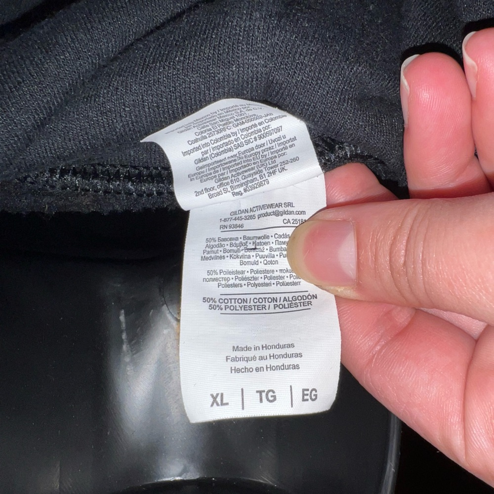 LAST CALL California Republic Black Tie Dye Splatter Hoodie Size L - Picture 13 of 14